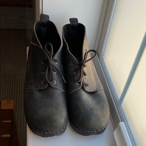 Sandgrens Chukka clog boots, brown 43